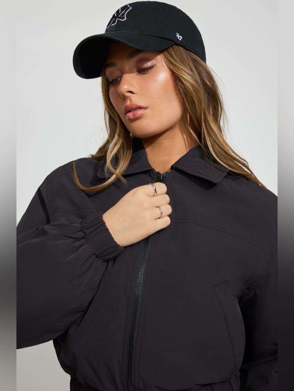 Garage Cropped Puffer Coat - New - Picture 6 of 7